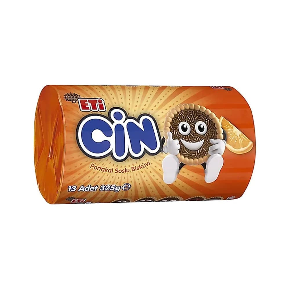 Eti Cin Biscuit w/Orange Jelly 325g
