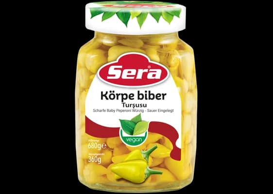 Hot Baby Pickled Pepper 720g Sera