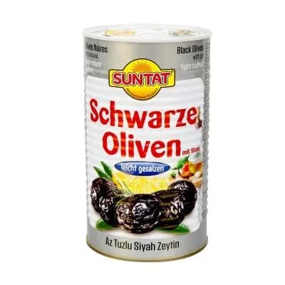 Baktat Lightly Salted Black Olives Pit 1600g