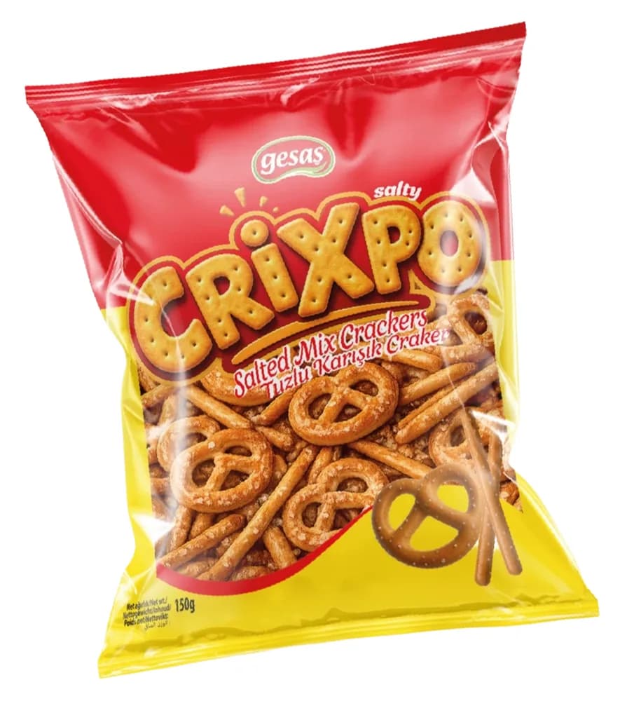 Gesas Pretzel & Stick Cracker Mix 150g