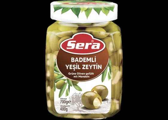 Sera Green Olives Stuffed w/Almond 720ml