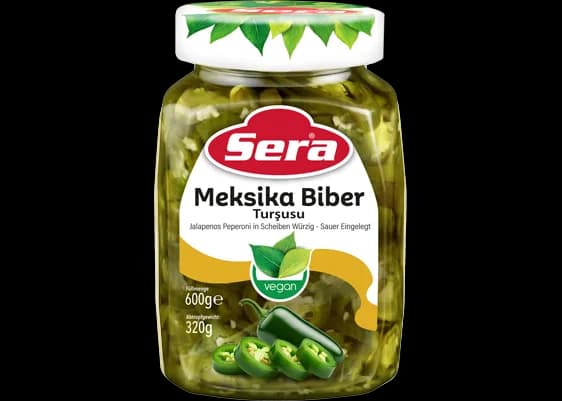 Sliced Jalapeno Peppers 720g Sera