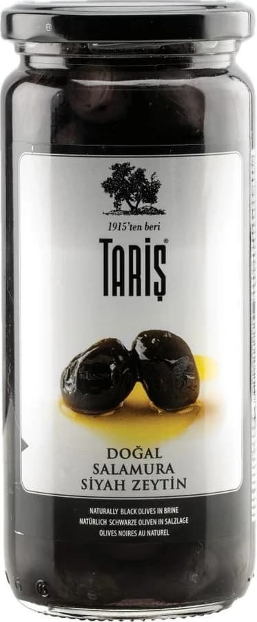 Taris Black Olive Gemlik in Brine 500cc