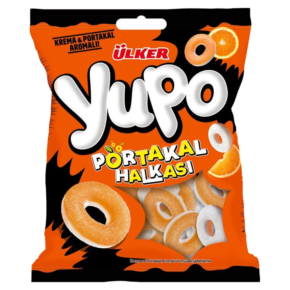 Ulker Orange Gummy Rings – Portakal Halkasi